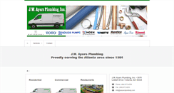 Desktop Screenshot of jwayersplumbing.com
